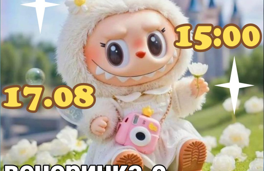 17.08 в 14:00 анимация «Лабубу в Фан Кидс»